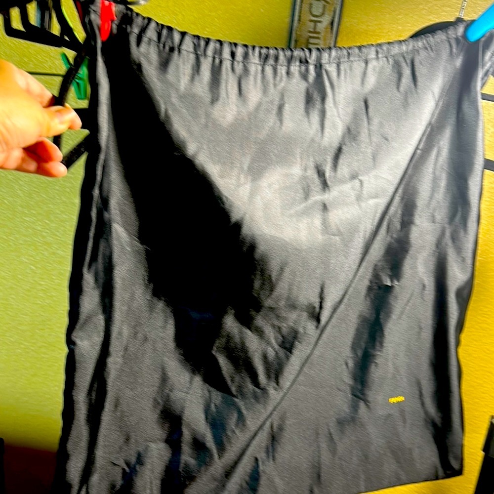 FENDI LARGE Black Drawstring Dust  Bag